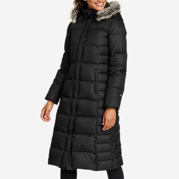 Eddie Bauer Women's Brown Duffle Lodge Coat - Picture 16 of 16